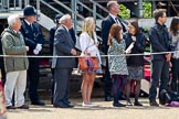 Trooping the Colour 2011: Spectators watching the parade from the Downing Street side of Horse Guards Parade..
Horse Guards Parade, Westminster,
London SW1,
Greater London,
United Kingdom,
on 11 June 2011 at 11:58, image #358