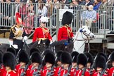 The Colonel's Review 2012: Silver-Stick-in-Waiting, Colonel S H Cowen,
The Blues and Royals (Royal Horse Guards
and 1st Dragoons), Chief of Staff, Colonel R H W St G Bodington, Welsh
Guards, and Aide-de-Camp, Captain F A O Kuku, Grenadier Guards.
Horse Guards Parade, Westminster,
London SW1,

United Kingdom,
on 09 June 2012 at 10:57, image #153