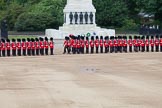 Trooping the Colour 2012: Closing thee last gap in the row of guardsmen, No. 3 Guard in front of the Guards Memorial..
Horse Guards Parade, Westminster,
London SW1,

United Kingdom,
on 16 June 2012 at 10:35, image #89