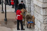 Trooping the Colour 2012: The chairs for Her Majesty and Prince Philip are prepared, 20 minutes before their arrival..
Horse Guards Parade, Westminster,
London SW1,

United Kingdom,
on 16 June 2012 at 10:40, image #102