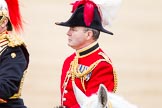 Trooping the Colour 2012: Close-up view of the Chief of Staff, Colonel R H W St G Bodington, Welsh Guards..
Horse Guards Parade, Westminster,
London SW1,

United Kingdom,
on 16 June 2012 at 11:03, image #207