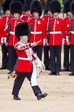 Trooping the Colour 2012: The Lone Drummer, Lance Sergeant Paul Blako, marching towards the Colour..
Horse Guards Parade, Westminster,
London SW1,

United Kingdom,
on 16 June 2012 at 11:16, image #291