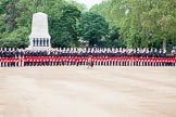 Trooping the Colour 2012: All the guardsmen are now facing the Northern,, St. James's Park side of Horse Guards Parade, in the process of forming divisions..
Horse Guards Parade, Westminster,
London SW1,

United Kingdom,
on 16 June 2012 at 11:30, image #366