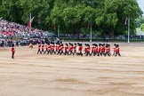 The Colonel's Review 2013: Senior Drum Major Matthew Betts, Grenadier Guards, leading the Band of the Coldstream Guards..
Horse Guards Parade, Westminster,
London SW1,

United Kingdom,
on 08 June 2013 at 10:14, image #51