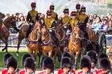 The Colonel's Review 2013: The King's Troop Royal Horse Artillery arrives, and will take position between No. 1 Guard and St. James's Park..
Horse Guards Parade, Westminster,
London SW1,

United Kingdom,
on 08 June 2013 at 10:40, image #189