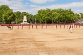 The Colonel's Review 2013: The eighteen officers are marching back towards their Guards, with the Major of the Parade on their left and the Adjutant of the Parade behind..
Horse Guards Parade, Westminster,
London SW1,

United Kingdom,
on 08 June 2013 at 10:41, image #195