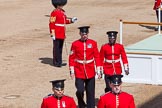 The Colonel's Review 2013: The dais, the saluting platform for HM The Queen, is in the final stages of assembly, shortly before the arrival of the Royal Procession..
Horse Guards Parade, Westminster,
London SW1,

United Kingdom,
on 08 June 2013 at 10:55, image #239