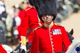 The Colonel's Review 2013: Foot Guards Regimental Adjutant Major G V A Baker, Grenadier Guards, during the Inspection of the Line..
Horse Guards Parade, Westminster,
London SW1,

United Kingdom,
on 08 June 2013 at 11:02, image #328