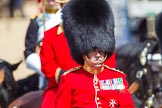 The Colonel's Review 2013: Foot Guards Regimental Adjutant Colonel T C R B Purdon, Irish Guards, during the Inspection of the Line..
Horse Guards Parade, Westminster,
London SW1,

United Kingdom,
on 08 June 2013 at 11:02, image #330