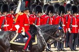 The Colonel's Review 2013: The Non-Royal Colonels, Colonel Coldstream Guards General Sir James Bucknall and Gold Stick in Waiting and Colonel Life Guards, Field Marshal the Lord Guthrie of Craigiebank,  during the Inspection of the Line..
Horse Guards Parade, Westminster,
London SW1,

United Kingdom,
on 08 June 2013 at 11:04, image #365