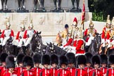 The Colonel's Review 2013: The Four Troopers of The Life Guards during the Inspection of the Line..
Horse Guards Parade, Westminster,
London SW1,

United Kingdom,
on 08 June 2013 at 11:04, image #371