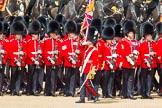 The Colonel's Review 2013: The Escort to the Colour troops the Colour along the ranks..
Horse Guards Parade, Westminster,
London SW1,

United Kingdom,
on 08 June 2013 at 11:24, image #572