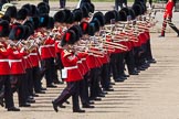 The Colonel's Review 2013: The Massed Bands, led by the five Drum Majors, during the March Past..
Horse Guards Parade, Westminster,
London SW1,

United Kingdom,
on 08 June 2013 at 11:30, image #610