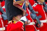 The Colonel's Review 2013: Close-up of the Ensign, Second Lieutenant Joel Dinwiddle, carrying the Colour during the March Past..
Horse Guards Parade, Westminster,
London SW1,

United Kingdom,
on 08 June 2013 at 11:33, image #632