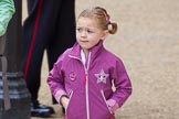 Major General's Review 2013: A very young female spectator arriving at Horse Guards Parade for the Major General's Review..
Horse Guards Parade, Westminster,
London SW1,

United Kingdom,
on 01 June 2013 at 09:16, image #3