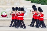 Major General's Review 2013: Musicians of the Band of the Coldstream Guards marching on Horse Guards Road..
Horse Guards Parade, Westminster,
London SW1,

United Kingdom,
on 01 June 2013 at 10:13, image #40