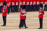 Major General's Review 2013: The uncasing of the Colour. The flag uncased, the Duty Drummer marches off..
Horse Guards Parade, Westminster,
London SW1,

United Kingdom,
on 01 June 2013 at 10:33, image #135