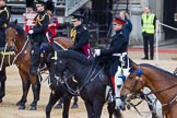 Major General's Review 2013: A Captian standing in for Lieutenant General Sir James Bucknall and a Major standing in for Field Marshal the Lord Guthrie of Craigiebank..
Horse Guards Parade, Westminster,
London SW1,

United Kingdom,
on 01 June 2013 at 11:00, image #259