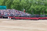 Major General's Review 2013: The March Past in Quick Time - No.1 Guard, the Escort to the Colour, following the Field Officer and the Major of the Parade..
Horse Guards Parade, Westminster,
London SW1,

United Kingdom,
on 01 June 2013 at 11:41, image #533