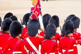 Major General's Review 2013: No. 1 Guard, the Escort to the Colour,1st Battalion Welsh Guards, during the March Past in Quick Time. A closer look from the rear..
Horse Guards Parade, Westminster,
London SW1,

United Kingdom,
on 01 June 2013 at 11:43, image #549