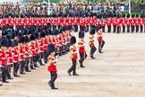 Major General's Review 2013: The Massed Band march away to leave room for  the Mounted Bands..
Horse Guards Parade, Westminster,
London SW1,

United Kingdom,
on 01 June 2013 at 11:49, image #570