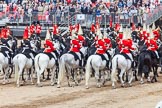 Major General's Review 2013: The Mounted Bands of the Household Cavalry are ready to leave, they follow the Hosehold Cavalry up to Horse Guards Road, where they will wait, with the Royal Horse Artillery, to march off..
Horse Guards Parade, Westminster,
London SW1,

United Kingdom,
on 01 June 2013 at 11:58, image #664