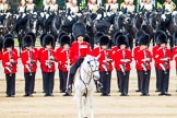 Major General's Review 2013: The Field Officer in Brigade Waiting, Lieutenant Colonel Dino Bossi, Welsh Guards, giving orders after the Ride Past..
Horse Guards Parade, Westminster,
London SW1,

United Kingdom,
on 01 June 2013 at 12:00, image #671