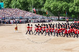 Trooping the Colour 2013: The Massed Band Troop - the final stages of the countermarch. Image #415, 15 June 2013 11:13 Horse Guards Parade, London, UK