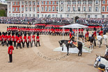 Trooping the Colour 2013: The March Past in Quick Time - No. 1 to No. 4 Guard marching past the dais. Image #611, 15 June 2013 11:46 Horse Guards Parade, London, UK