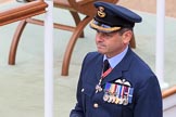 RAF Group Captain at Trooping the Colour 2018, The Queen's Birthday Parade at Horse Guards Parade, Westminster, London, 9 June 2018, 09:18.