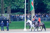 during Trooping the Colour {iptcyear4}, The Queen's Birthday Parade at Horse Guards Parade, Westminster, London, 9 June 2018, 09:26.