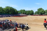 during Trooping the Colour {iptcyear4}, The Queen's Birthday Parade at Horse Guards Parade, Westminster, London, 9 June 2018, 10:39.