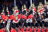 during Trooping the Colour {iptcyear4}, The Queen's Birthday Parade at Horse Guards Parade, Westminster, London, 9 June 2018, 10:59.