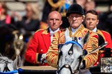 during Trooping the Colour {iptcyear4}, The Queen's Birthday Parade at Horse Guards Parade, Westminster, London, 9 June 2018, 10:59.