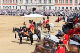 during Trooping the Colour {iptcyear4}, The Queen's Birthday Parade at Horse Guards Parade, Westminster, London, 9 June 2018, 11:08.