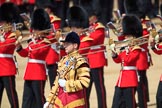 during Trooping the Colour {iptcyear4}, The Queen's Birthday Parade at Horse Guards Parade, Westminster, London, 9 June 2018, 11:10.