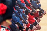 during Trooping the Colour {iptcyear4}, The Queen's Birthday Parade at Horse Guards Parade, Westminster, London, 9 June 2018, 11:18.