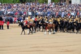 during Trooping the Colour {iptcyear4}, The Queen's Birthday Parade at Horse Guards Parade, Westminster, London, 9 June 2018, 11:55.