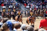 during Trooping the Colour {iptcyear4}, The Queen's Birthday Parade at Horse Guards Parade, Westminster, London, 9 June 2018, 12:01.